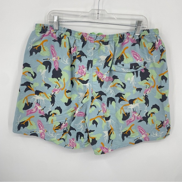 Patagonia Shorts Baggies Birds Of Paradise Swim Trunks Mens XXL flying crane - Picture 4 of 8